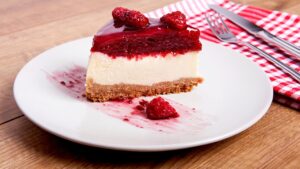 Raspberry White Chocolate Cheesecake