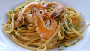 Shrimp Scampi with Linguine