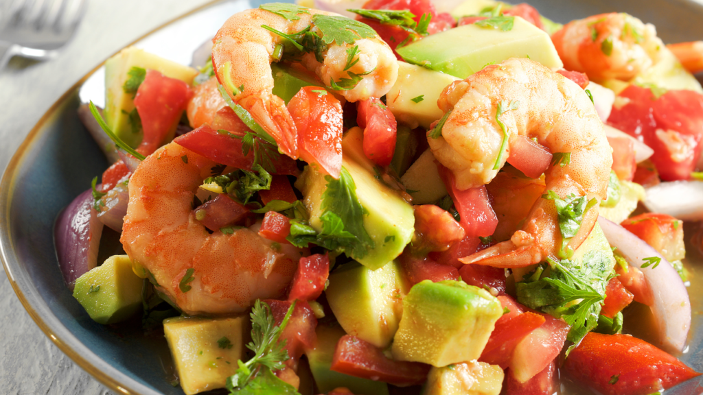 Spicy Shrimp and Avocado Ceviche