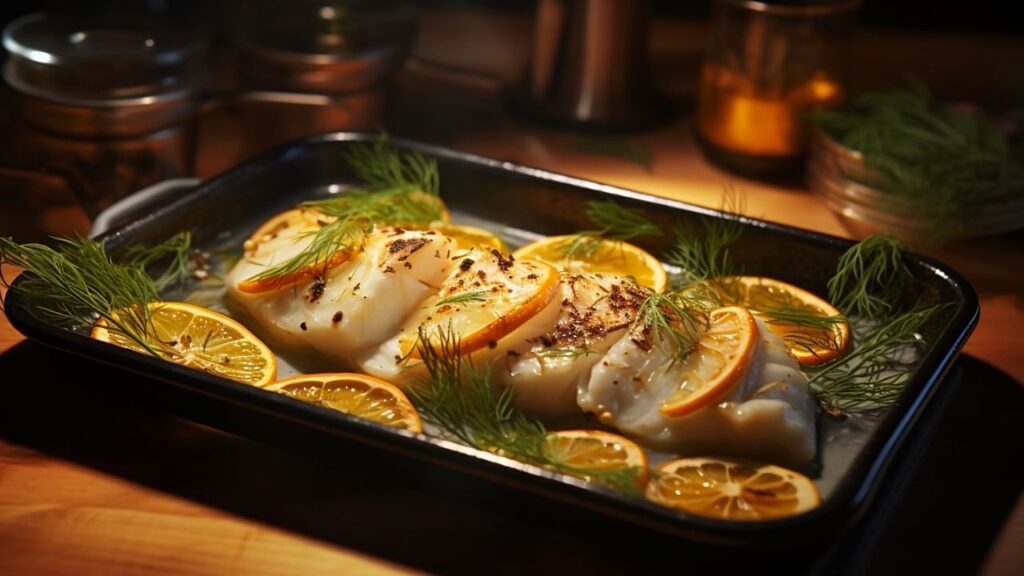 Baked Cod with Lemon and Dill for Two A Healthy, Nutritious Love's Kitchen Classic