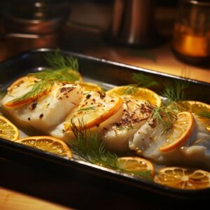 Baked Cod with Lemon and Dill for Two A Healthy, Nutritious Love's Kitchen Classic