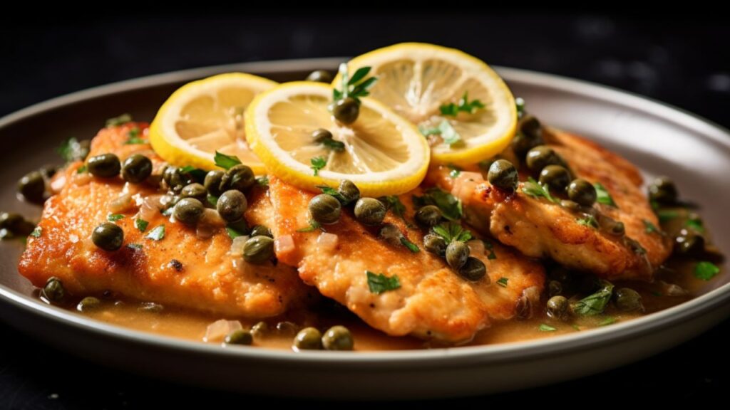 Chicken Piccata with Lemon Caper Sauce for Two A Symphony of Flavors from Love's Kitchen