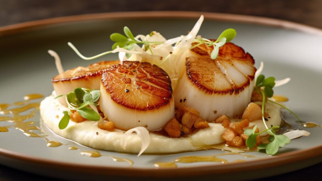 Date Night Classics Whispering Waves - Seared Scallops with Parsnip Puree