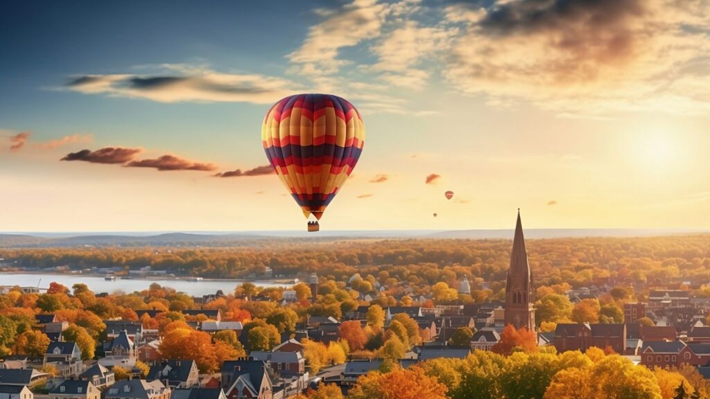 Hot Air Balloon Ride A Love Soaring High