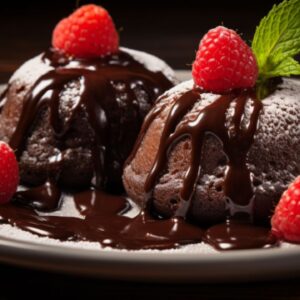 Mini Chocolate Lava Cakes for Two A Decadent Expression of Love