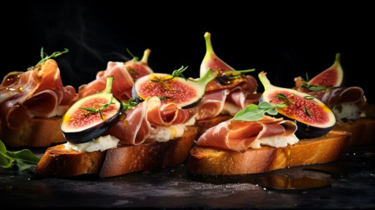 Passion's Palette Fig and Prosciutto Crostini for Two