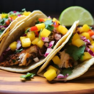 Easy Blackened Fish Tacos with Mango Salsa for Two A Quick, Flavor-Packed Meal from Love's Kitchen