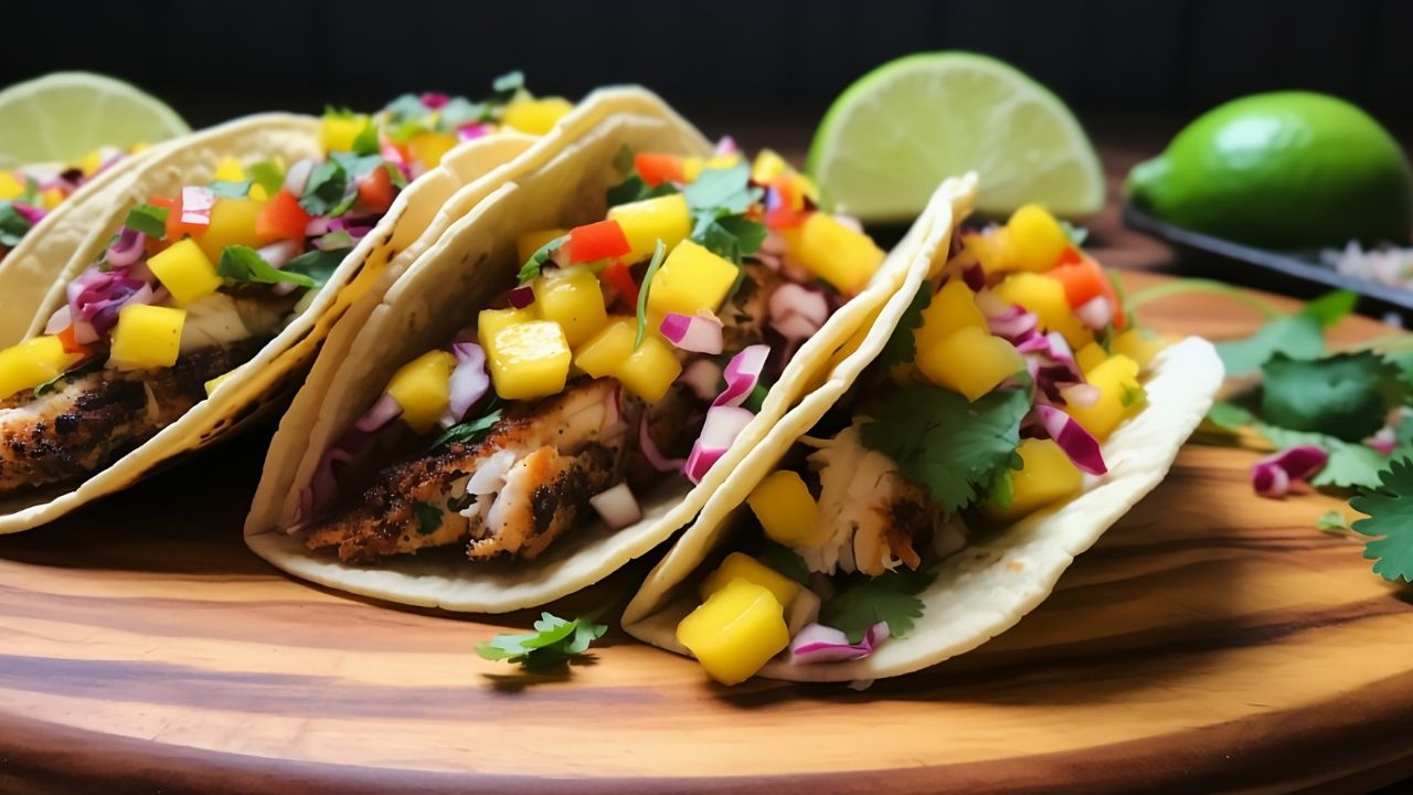 Make Dinner Special with Blackened Fish Tacos and Mango Salsa