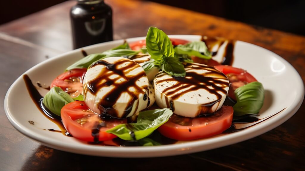 Experience Italy with our Italian Caprese Salad with Balsamic Glaze for Two