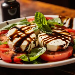 Experience Italy with our Italian Caprese Salad with Balsamic Glaze for Two