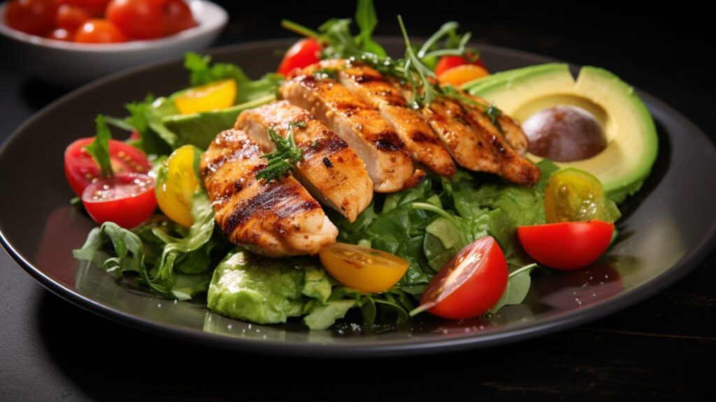 Grilled Chicken and Avocado Salad for Two A Love Story of Healthy Indulgence