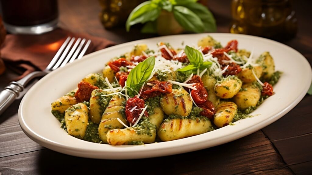 Pesto Gnocchi with Sun-Dried Tomatoes for Two Quick, Delicious, and Incredibly Easy!