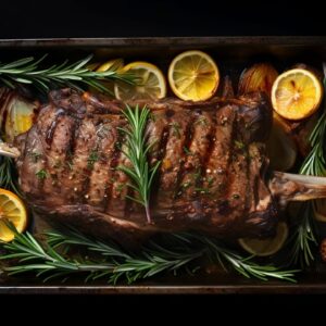 Romantic Rena's Rosemary and Lemon Roasted Lamb for Two