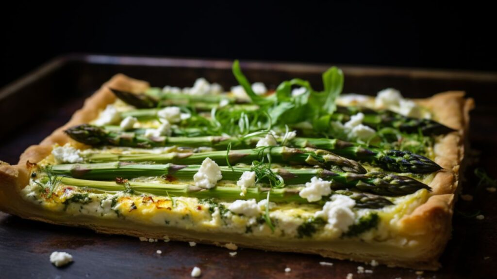 Asparagus and Goat Cheese Tart for Two A Breakfast Romance