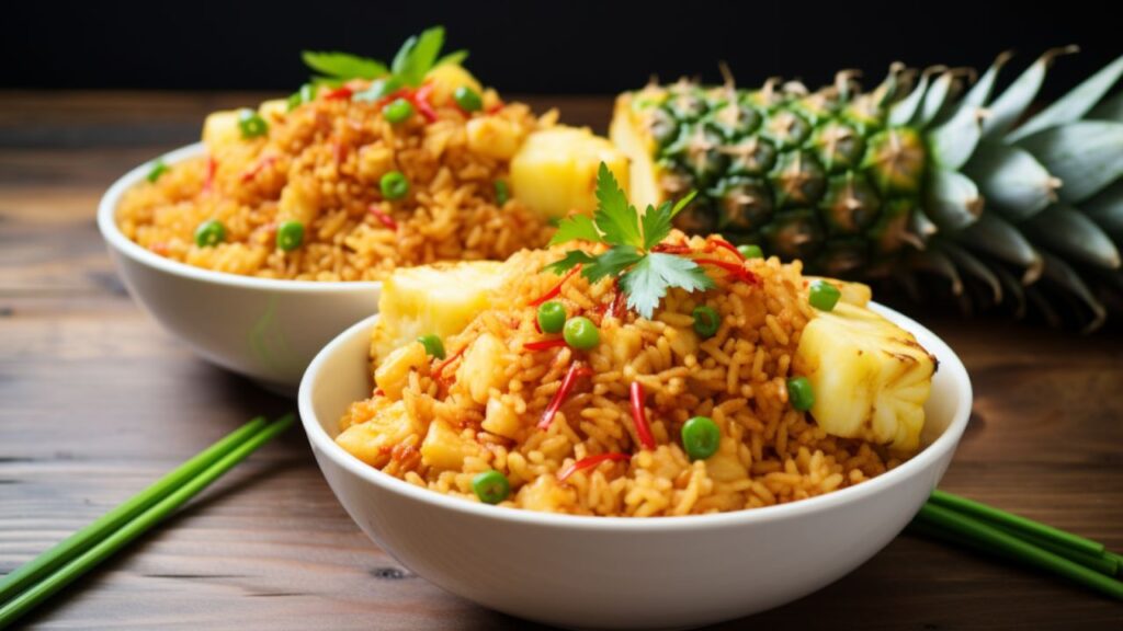 Spicy Pineapple Fried Rice for Two A Romantic Tropical Escape