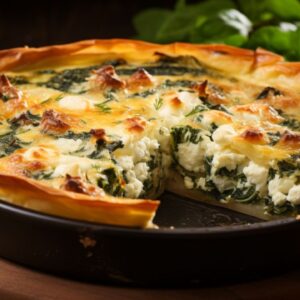 Fall in Love with Our Vegetarian Spinach and Feta Quiche for Two