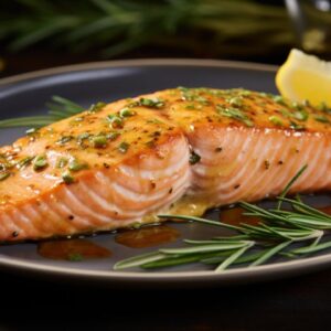 Grilled Salmon with Honey Mustard Glaze for Two The Ultimate Date Night Classic