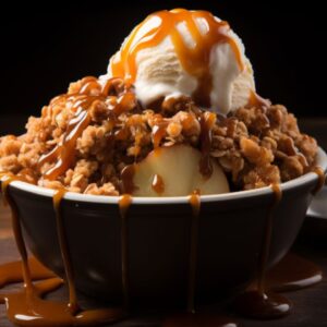 Caramel Apple Crumble for Two A Date Night Dessert Fantasy