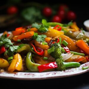 Embracing Healthy & Nutritious Romance with Vibrant Veggie Stir-Fry for Two