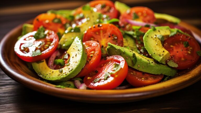 Heart-Healthy Avocado and Tomato Salad for Two Nourish Your Love and Your Heart
