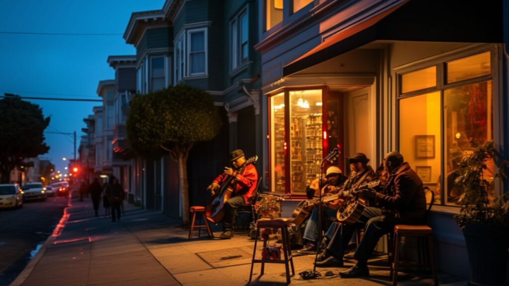 Jazz Nights in North Beach Swaying to Love's Rhythm