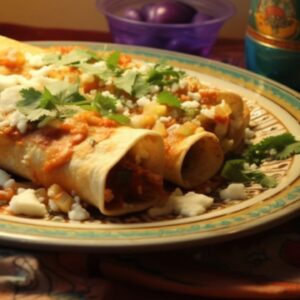 Journey to the Heart of Mexico with Authentic Chicken Enchiladas for Two