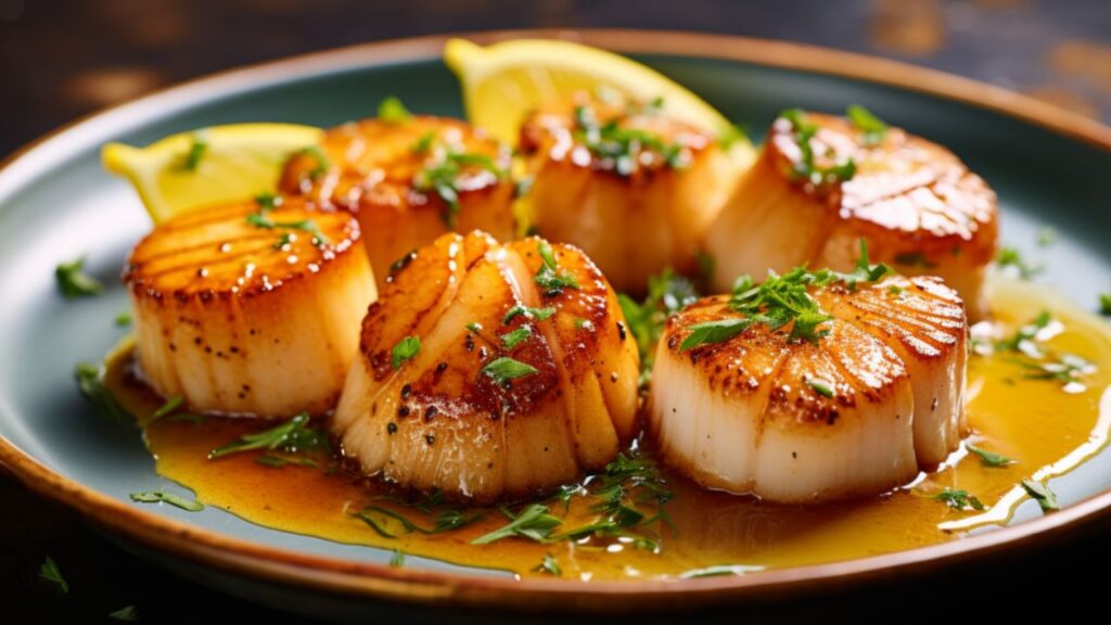 Pan-Seared Scallops with Lemon Butter Sauce for Two The Perfect Date Night Delight