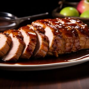 Pork Tenderloin with Apple Cider Glaze for Two A Date Night Delight