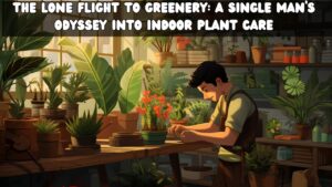 The Lone Flight to Greenery A Single Man's Odyssey into Indoor Plant Care
