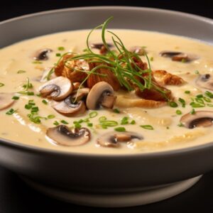 The Romance of Oyster and Mushroom Soup for Two