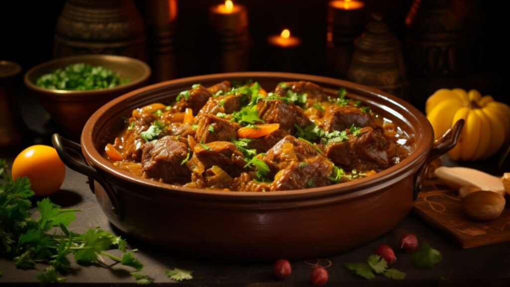 Traditional Lamb Tagine for Two A Journey of Love and Flavors