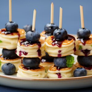 Whisk Up Romance with Blueberry Pancake Skewers for Two