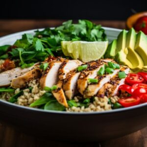 Lean and Green Spinach and Chicken Quinoa Bowl – A Nutritious Twist on Your Dinner Routine