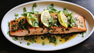 Quick Lemon Garlic Salmon A Zesty Duo's Dinner Delight