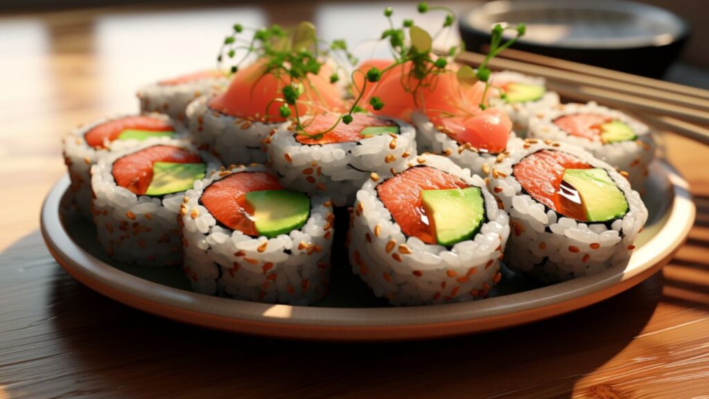 Homemade Sushi Rolls: A Couple's Japanese Delight