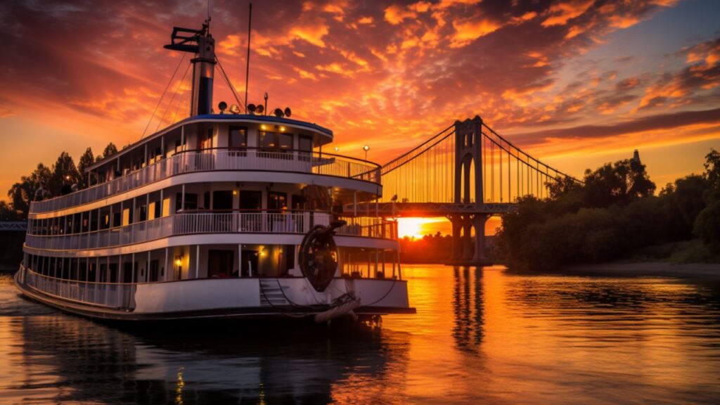 Sunset Cruise on the Sacramento River Waterway Wonders