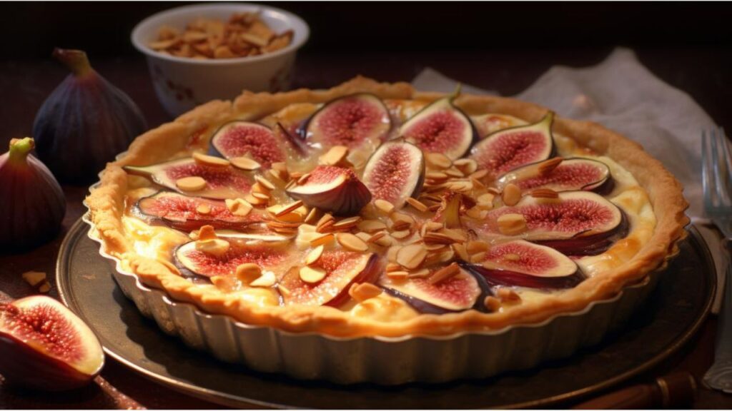 Fig and Brie Cheese Tart for Two A Sensual Culinary Experience