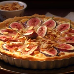 Fig and Brie Cheese Tart for Two A Sensual Culinary Experience