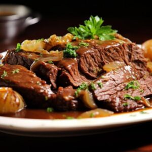 A Cozy German Evening Sauerbraten (Pot Roast) Recipe for Two