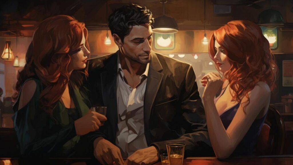 Cruising at the Bar Scene Enjoying Nightlife Solo