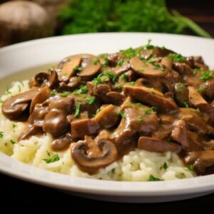 Quick n' Easy Beef and Mushroom Stroganoff for Two A Romantic Culinary Adventure