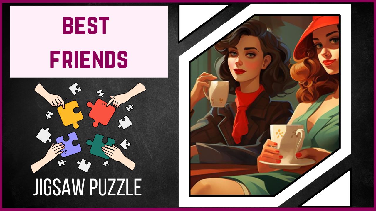 Piece Together Friendship: Besties Coffee Puzzle