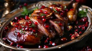 Pomegranate Glazed Duck For Two A Romantic Culinary Adventure