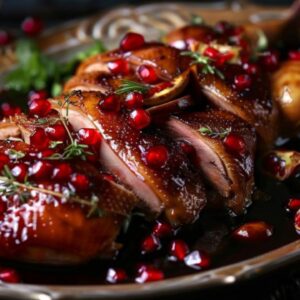 Pomegranate Glazed Duck For Two A Romantic Culinary Adventure