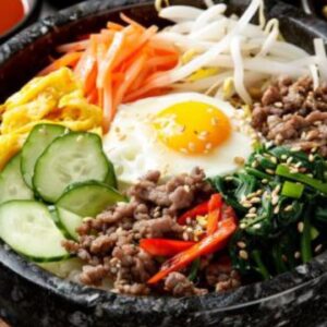 Romantic Korean Night Bibimbap for Two A Symphony of Love and Flavor