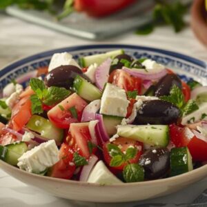The Ultimate 10-Minute Greek Salad for Two A Quick and Healthy Delight