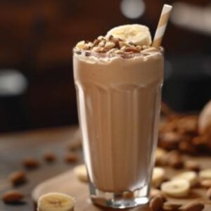 Unveiling the Magic Banana and Almond Butter Smoothie For Two