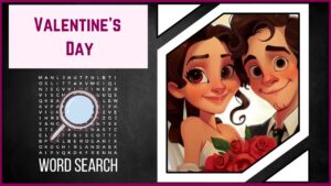 Embark on a Romantic Quest Discover the Heart's Secrets with Our Valentine's Day WordSearch!