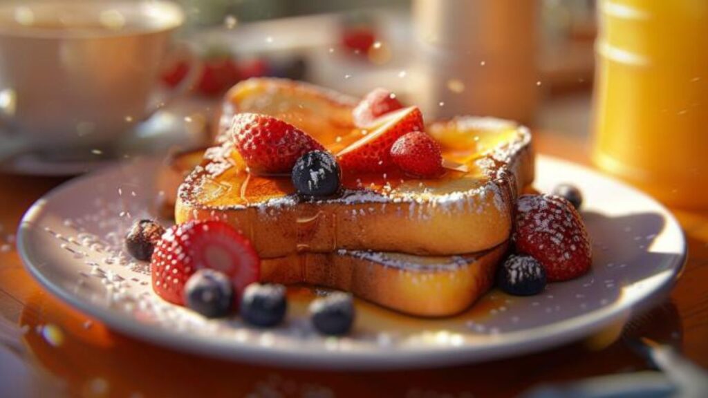 Love's Early Light: Crafting a Romantic Brioche French Toast Breakfast For Two