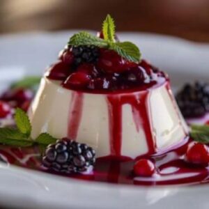 Panna Cotta with Berry Compote for Two Elevate Your Date Night Dessert